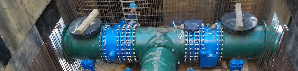 New transport pipeline in Belgium, in partnership with Saint Gobain Pipe Systems.