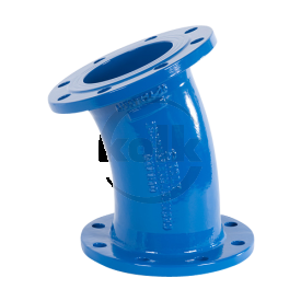 22½° flanged bend (FFK 22½°) PN10/16