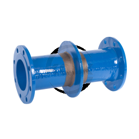 Double flanged pipe with puddle flange (FFM) PN10/16