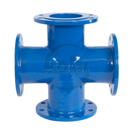 All flanged cross (TT) PN10/16