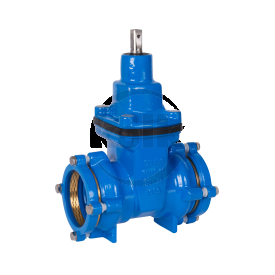 Tensile socket gate valves