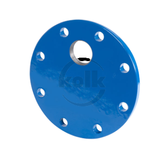 Blank flange with eccentric threadhole (XDe) PN10/16