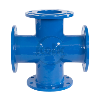 All flanged cross (TT) PN10/16