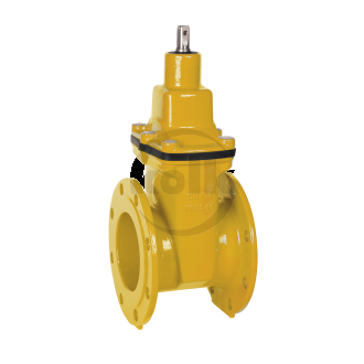 Flanged gate valves PN10/16 DIN F4 for gas