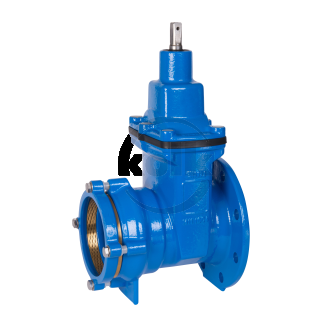 Flanged/tensile socket gate valves