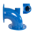 Flanged bend with threadhole (WQ) PN10/16