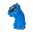 Double socket bend 45° tensile (Q-tv) PN10