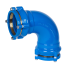 Double socket bend 90° tensile (Q-tv) PN10