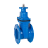 Flanged gate valves PN10/16 DIN F4 for wastewater with topflange for actuator